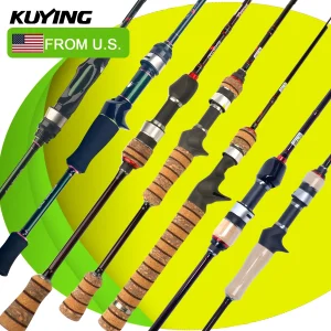USA Stock: KUYING TETON Carbon Stream Fishing Rod